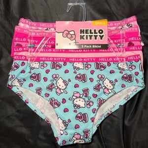Hello Kitty 5-Pack Bikini Underwear Juniors Small NWT